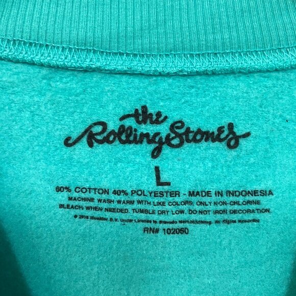 The Rolling Stones Tongue Logo Crewneck size Large - Picture 4 of 4